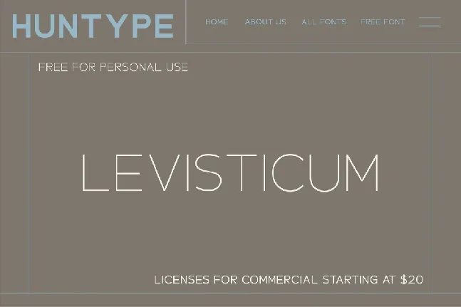 Levisticum font