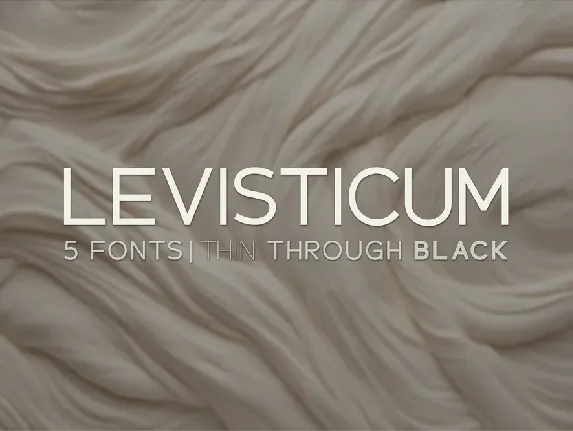 Levisticum font