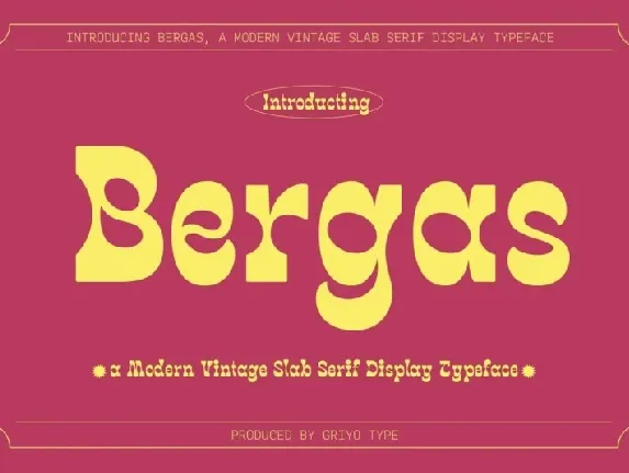 Bergas font