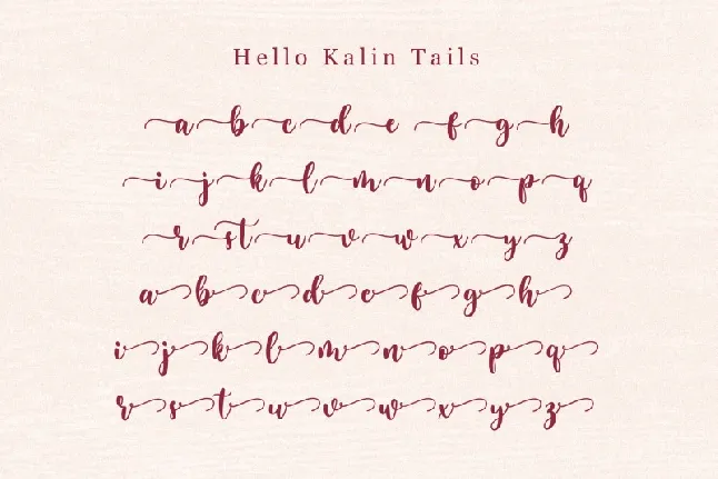 Hello Kalin font