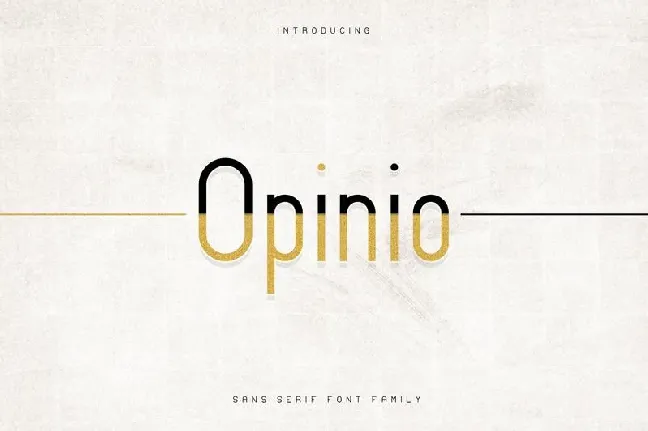 Opinio Sans Family font