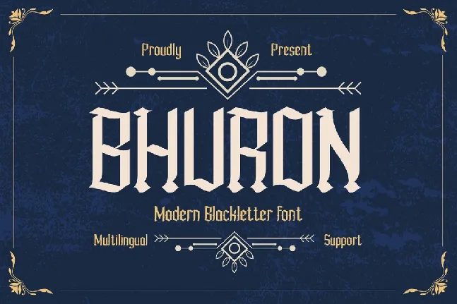 Bhuron font