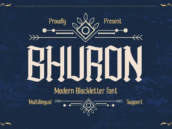 Bhuron font