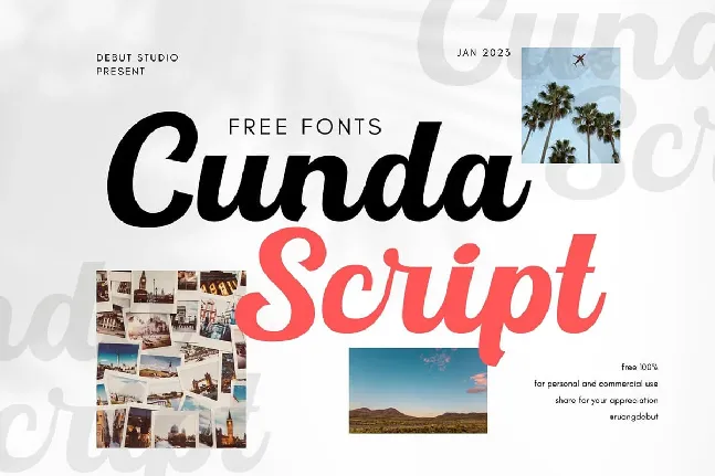 Cunda Script font