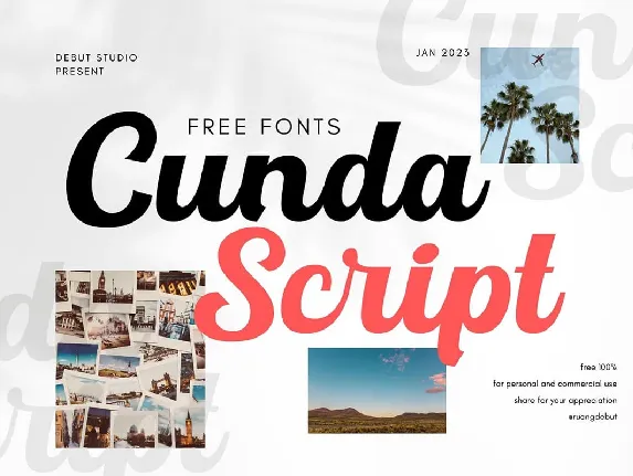 Cunda Script font