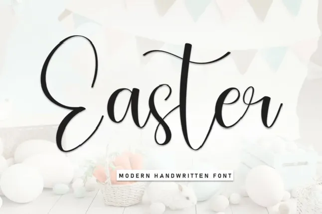 Easter Script font