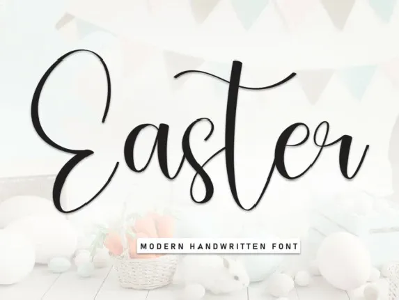 Easter Script font