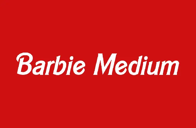 Barbie Medium font