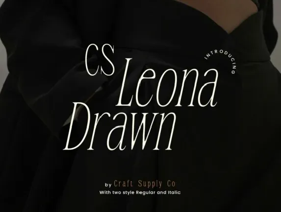 CS Leona Drawn font