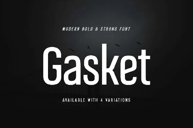 Gasket font