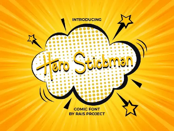 Hero Stickman Demo font