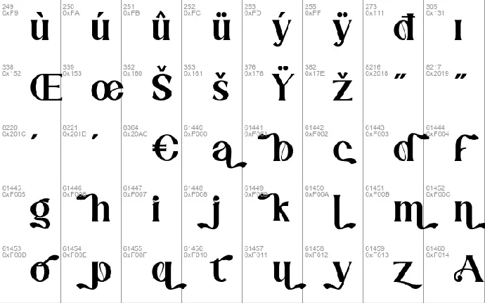 Lessti font