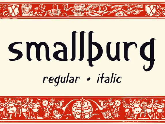 smallburg font