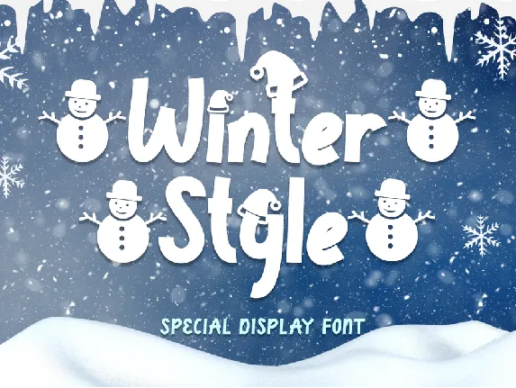 Winter Style font