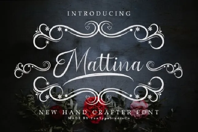 Mattina Calligraphy font