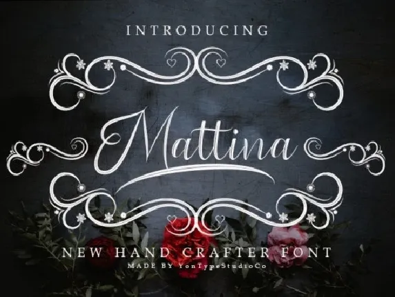 Mattina Calligraphy font