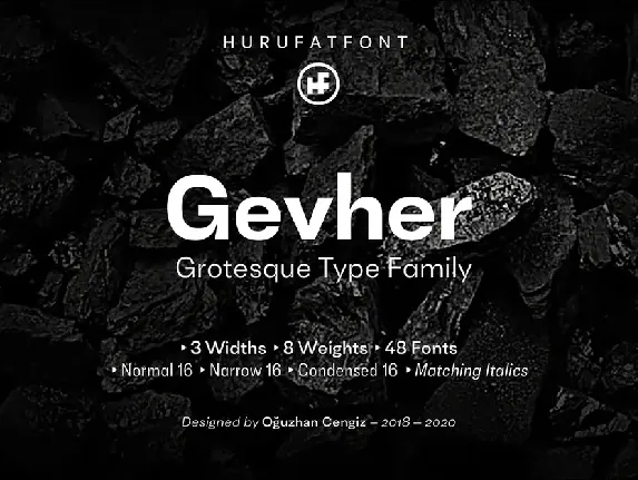 Gevher Family font