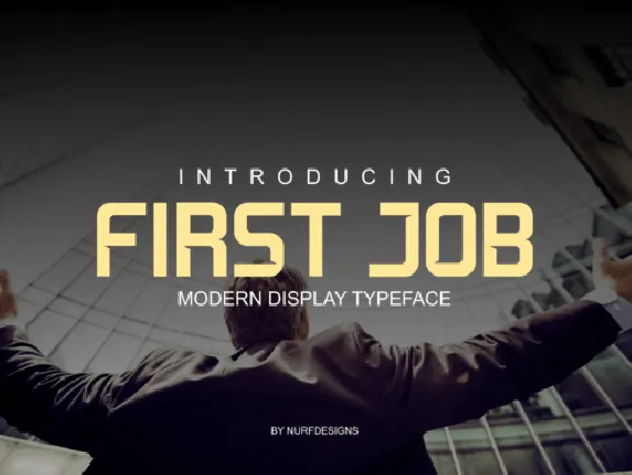 First Job Typeface font