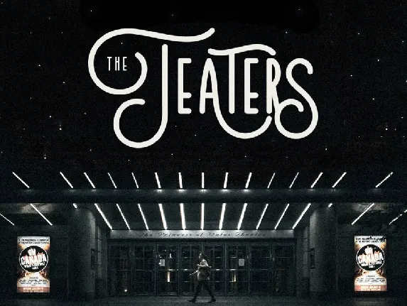 Teaters Typeface font