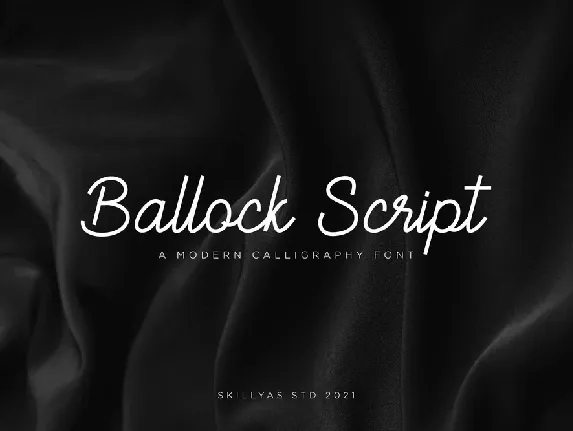 Ballock font