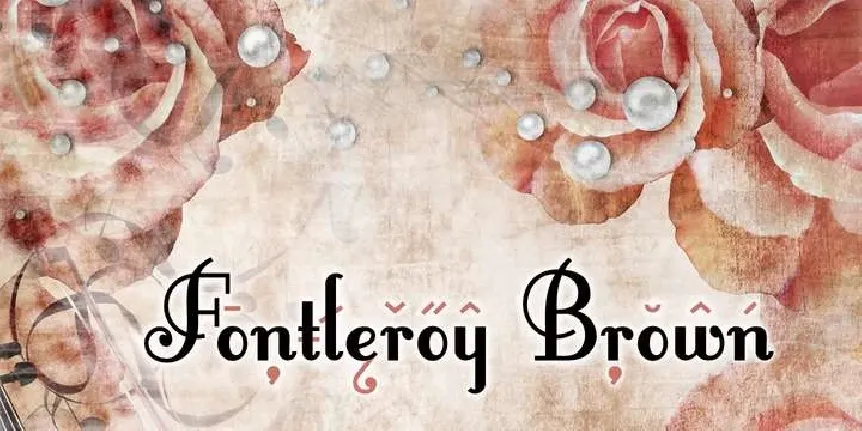 Fontleroy Brown font