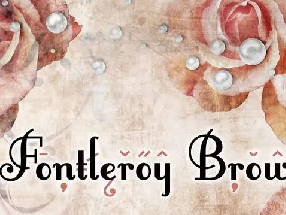 Fontleroy Brown font