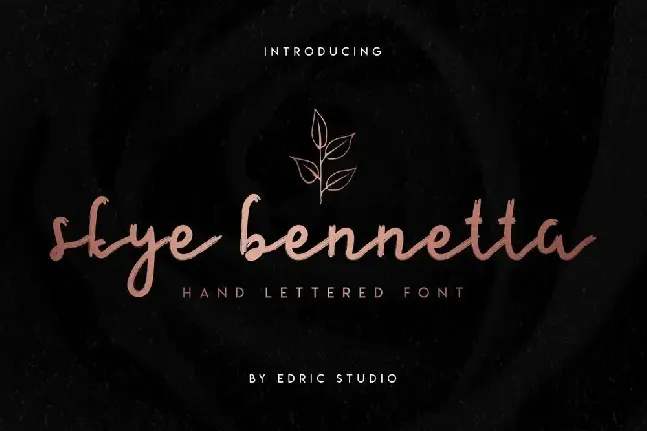 Skye Bennetta Demo font