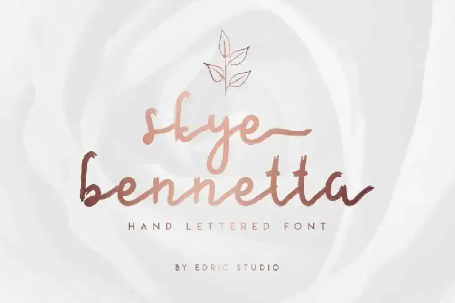 Skye Bennetta Demo font