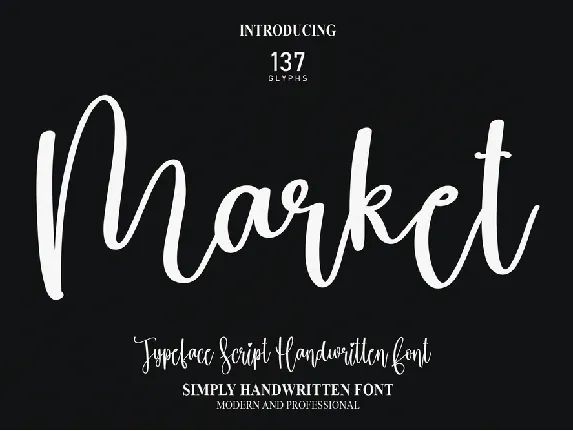 Market font