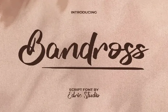 Bandross Demo font