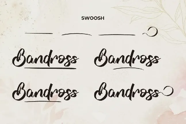 Bandross Demo font