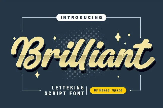 Brilliant Lettering font