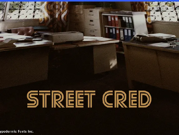 Street Cred font