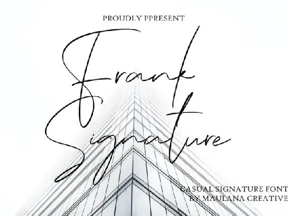 Frank font