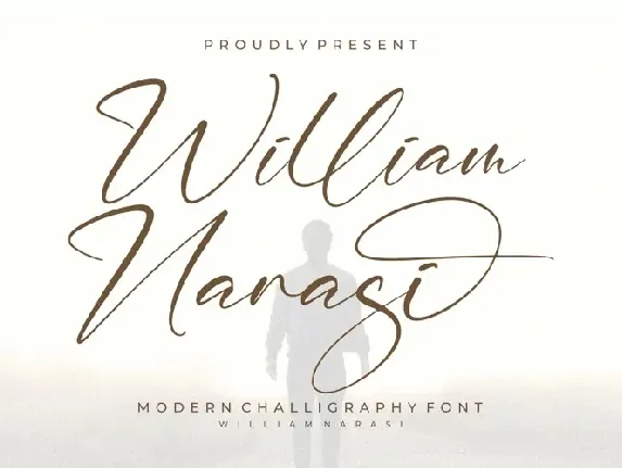 William Narasi font