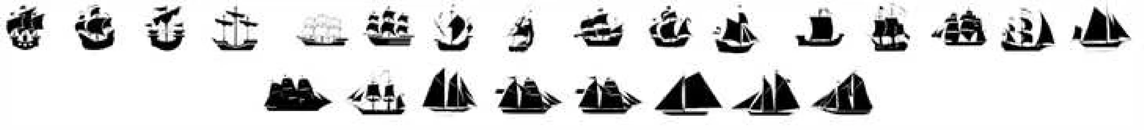 Ships font