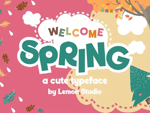 Welcome Spring font