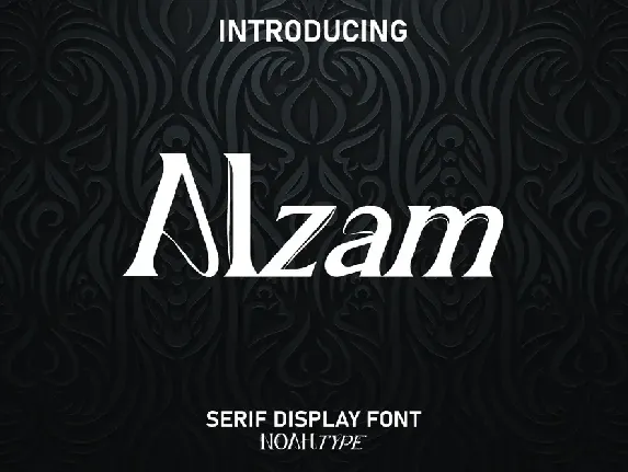 Alzam Demo font