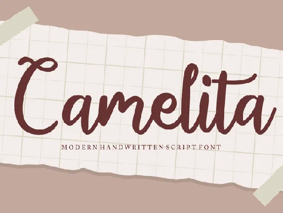 Camelita Demo font