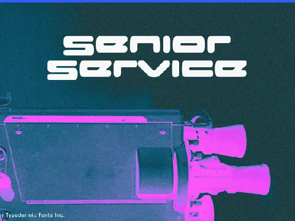 Senior Service font