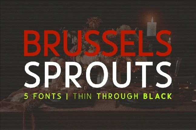 Brussels Sprouts font