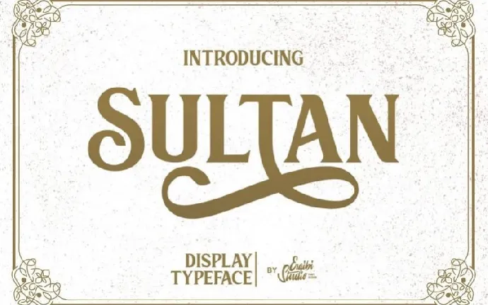 Sultan Serif font