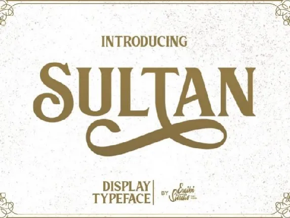 Sultan Serif font