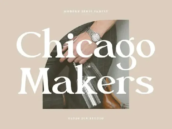 Chicago Makers Serif font