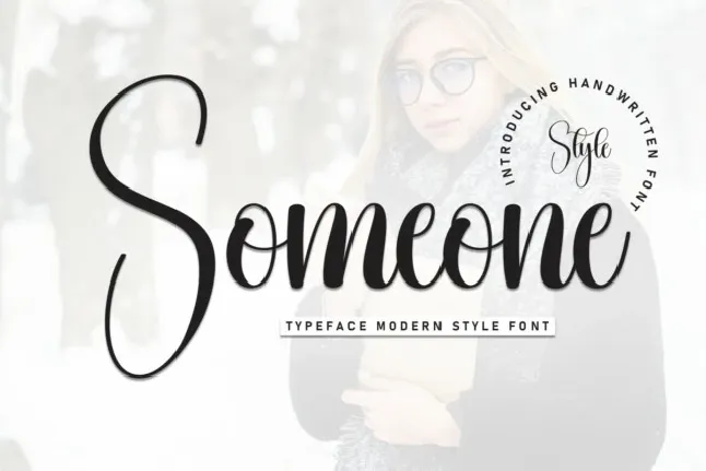 Someone Script font