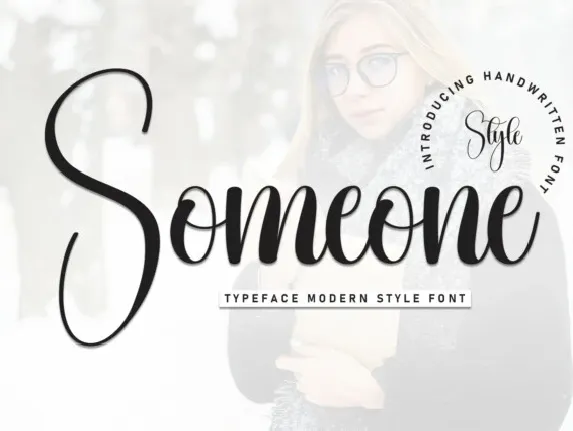 Someone Script font