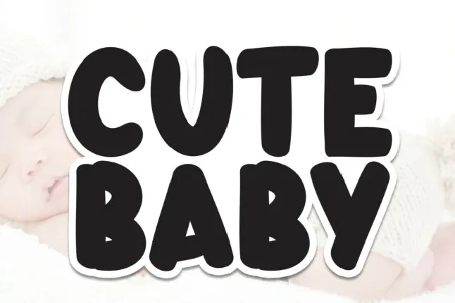 Cute Baby font