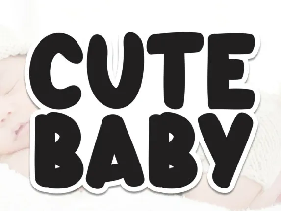 Cute Baby font