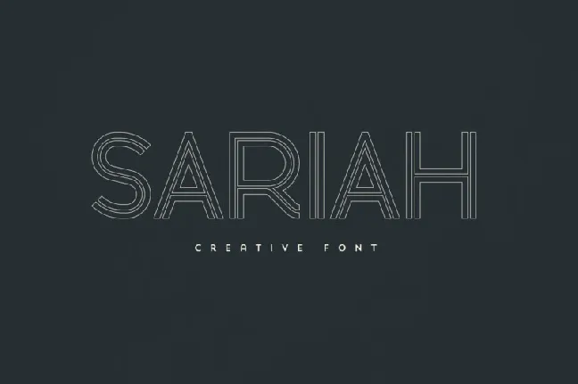 Sariah Display font