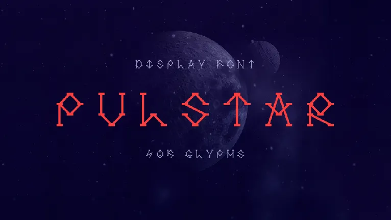 Pulstar font